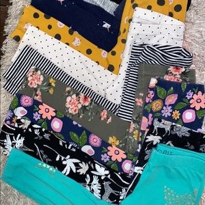 12 Pairs of 5T Leggings